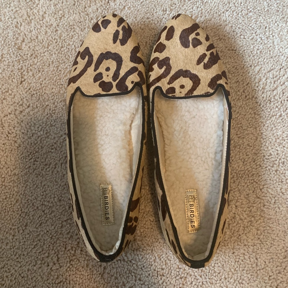 Birdies Wren Leopard Size 9 (run small) NWOT